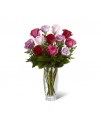 The Captivating Color Rose Bouquet by Vera Wang